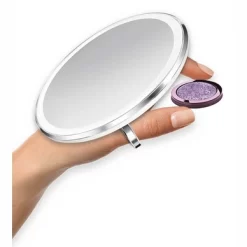 Mirroir à Capteur Simplehuman 3X Elargissant Blanc -Salle De Bain Boutique ST3042 alt using 1194x