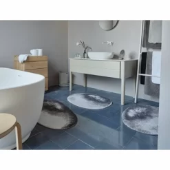 Tapis De Bain Abyss & Habidecor Stone Black -Salle De Bain Boutique STONE202 1