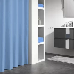 Rideau De Douche Sealskin Granada Blue (120 X 200 Cm)