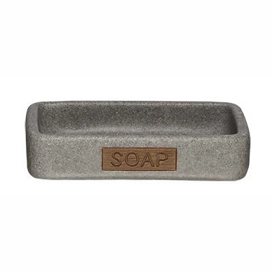 Porte-Savon Sealskin Pierra Gris 3 Porte-Savon Sealskin Pierra Gris