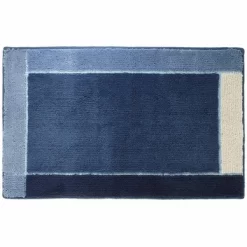 Tapis De Bain Sealskin Roma Bleu