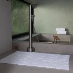 Tapis De Bain Seahorse Metro White -Salle De Bain Boutique sh metro badmat 60x90 white 3