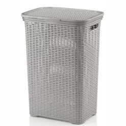Panier à Linge Kela Brasilia Light Grey